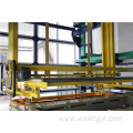 Mechanism transmission of plating line movable hoist